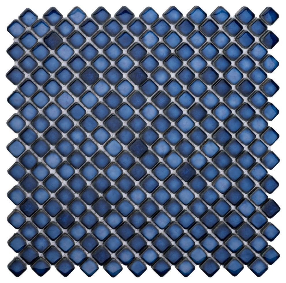 Hudson Diamond Sapphire Porcelain Floor and Wall Tile