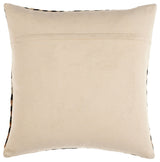 Surya Nashville Black Pillow Shell With Down Insert 20"H X 20"W