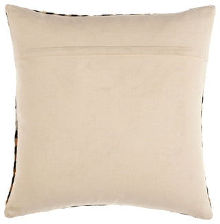 Surya Nashville Black Pillow Shell With Down Insert 20"H X 20"W
