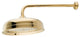 Showerscape 10" Showerhead With 17" Shower Arm, Polished Brass