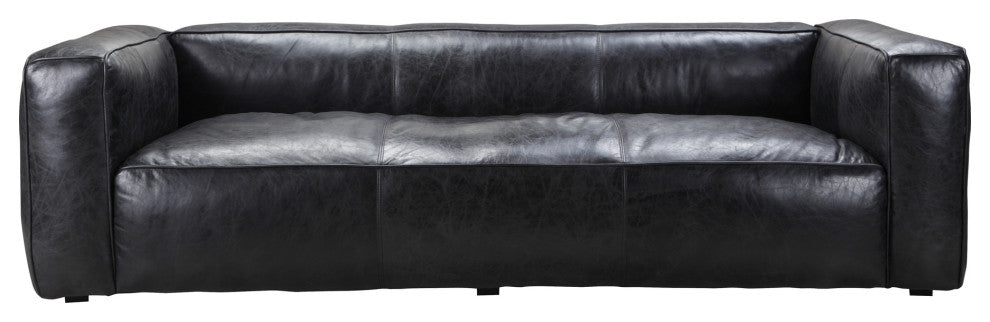 Kirby Sofa Darkstar Black Leather