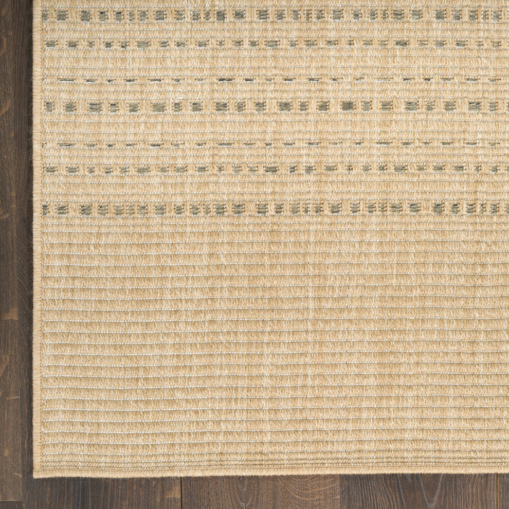 Nourison Tulum 2' x 6' Taupe Outdoor Rug