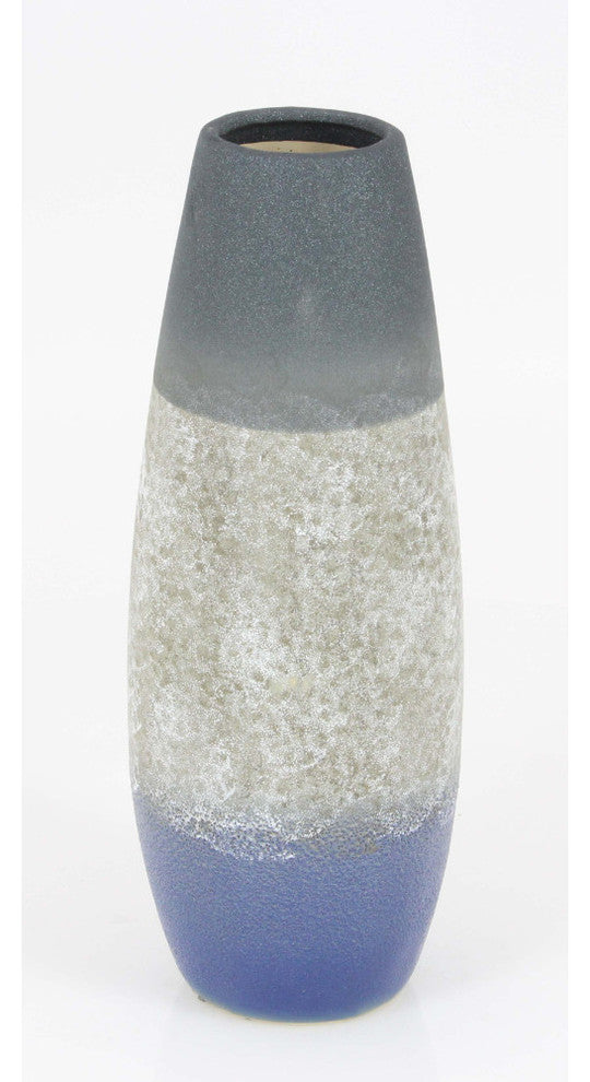 Resplendent Distressed Ceramic Vase, Small