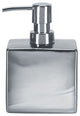 Elegant Silver Bathroom Accessories Set, Soap Dispenser