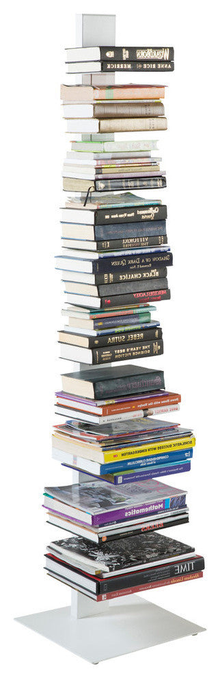 Sapiens 60" Bookcase Tower, White