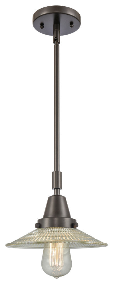 INNOVATIONS LIGHTING 447-1S-OB-G2-LED Halophane Mini Pendant
