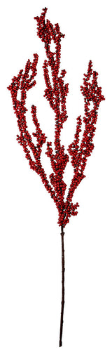30" Red Berry Spray