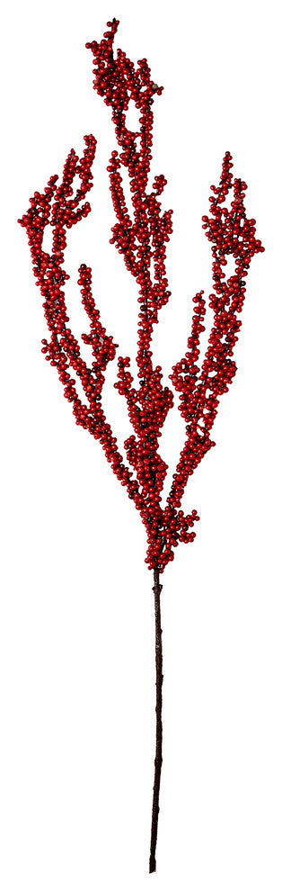 30" Red Berry Spray