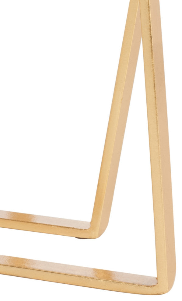 Safavieh Couture Scotty Metal Dining Table, Gold