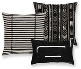 Instinct Ebony Indoor/Outdoor Performance Pillow, 12"x20"