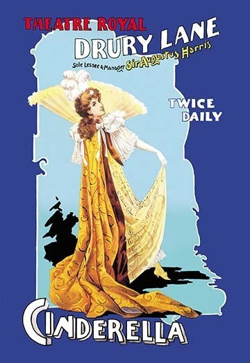 Cinderella at the Theatre Royal Drury Lane - Canvas Poster 20" x 30"