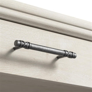 Lennox Farmhouse TV Stand for 65 Inch TV in Linen White Oak - Engineered Wood