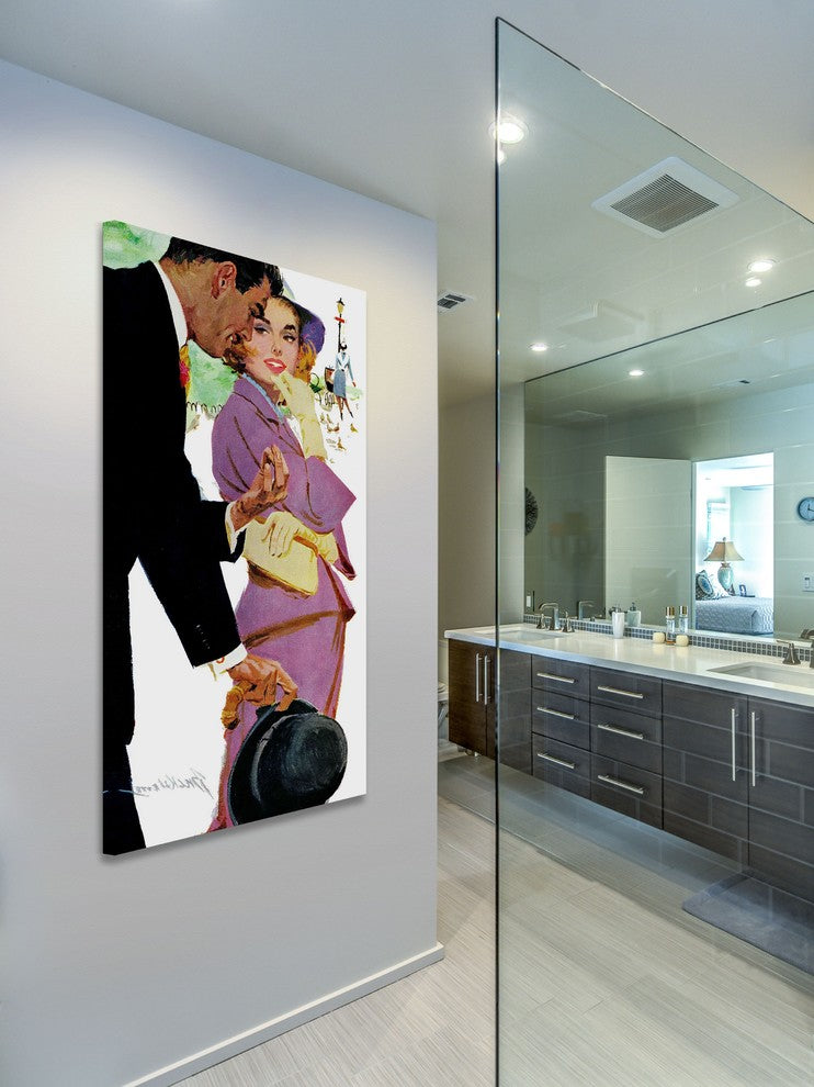 "Young and Pampered" Painting Print on Wrapped Canvas