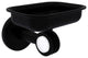 Clearview Wall Mounted Soap Dish Holder with Dotted Accents, Matte Black