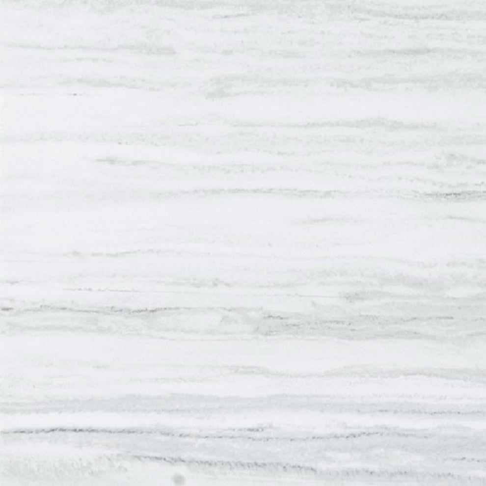 Bristol 60" Single Vanity Bright White, Arctic Fall Solid Surface