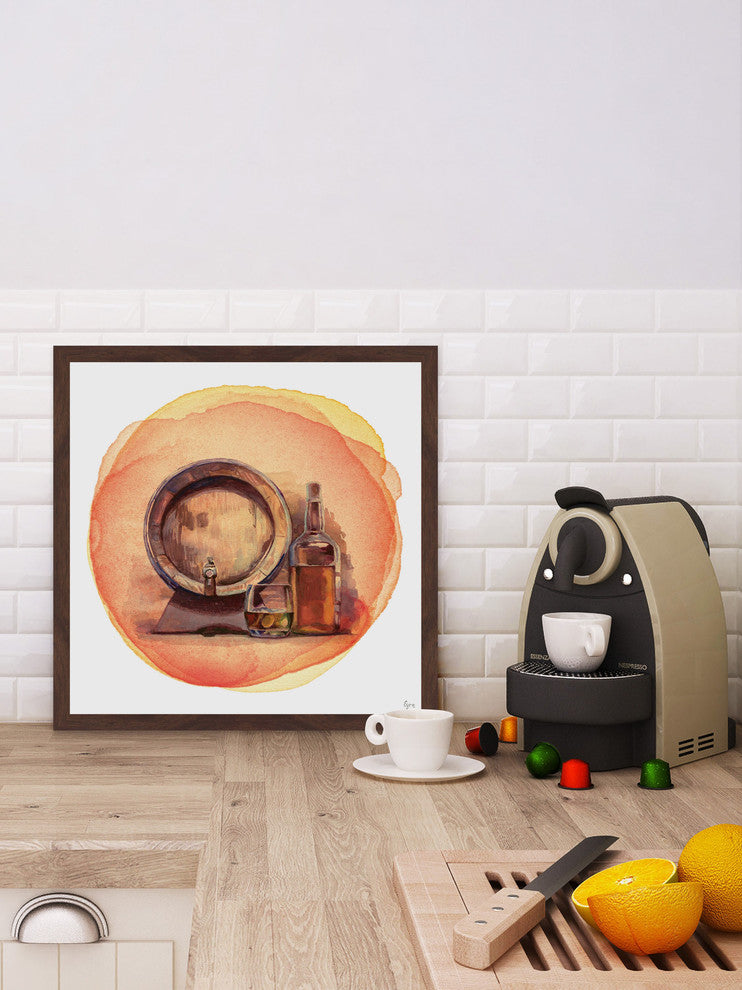 "For All Seasons" Framed Painting Print, 24"x24"