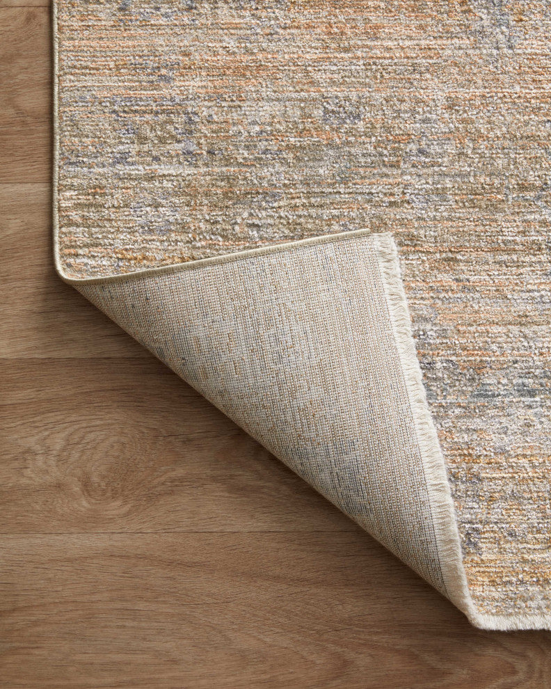 Jean Stoffer x Loloi Katherine Copper / Steel 5'-3" x 5'-3" Round Accent Rug