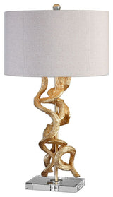 Uttermost Twisted Vines Gold Table Lamp