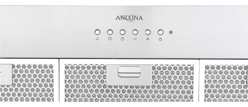 Inserta III Built-In Stainless Steel Range Hood with Night Light, 36"