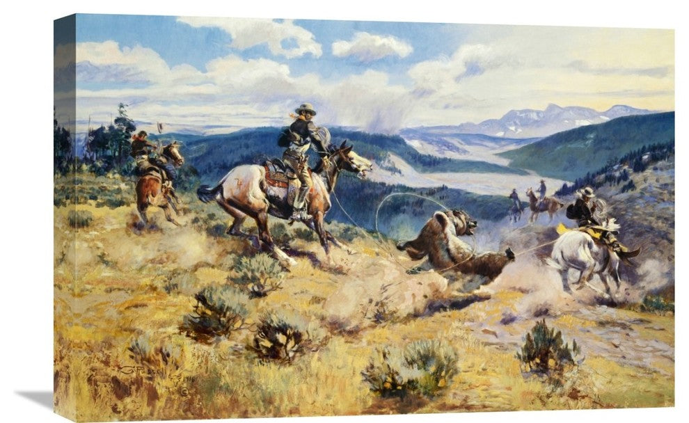 "Loops and Swift Horses Are Surer Than Lead" Artwork, 24" x 16"