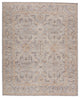Jaipur Living Wyndham Hand-Knotted Trellis Light Gray/ Tan Area Rug, 6'x9'
