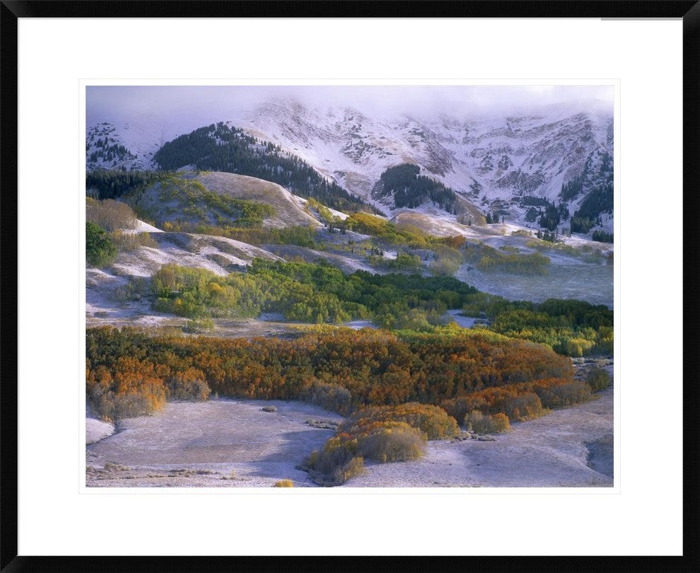 "Elk Mountains with dusting of snow, Colorado"  by Tim Fitzharris, 32x26"