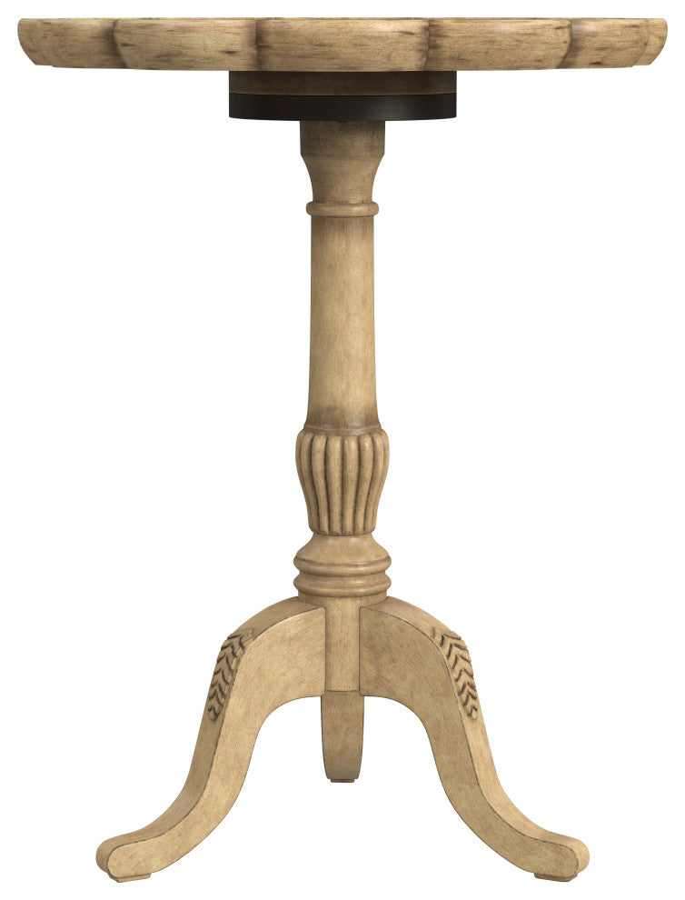 Butler Dansby Pedestal Table, Beige