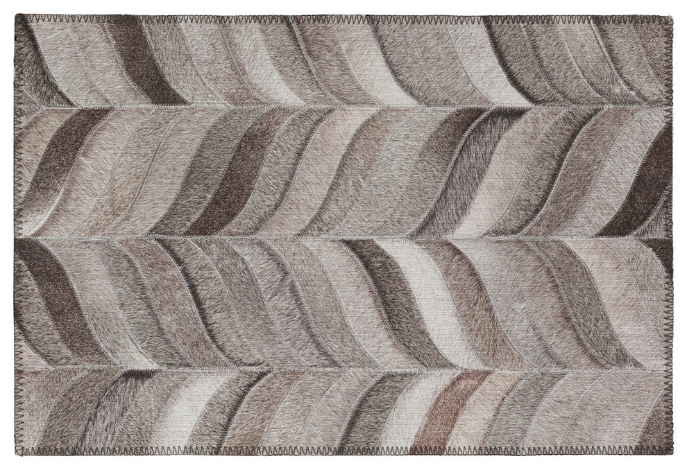 Indoor/Outdoor Stetson SS11 Flannel Machine Washable 1'8" x 2'6" Rug