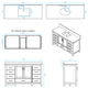 Wyndham WCS141460SESCMUNSMXX Espresso 60 Inch Vanity with Carrera Marble