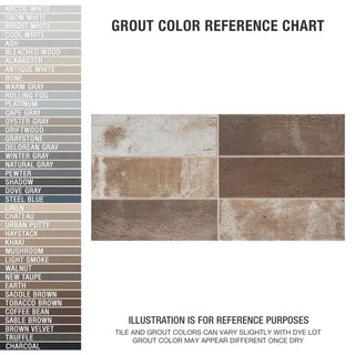 Kings Mud Cocoa Ceramic Wall Tile