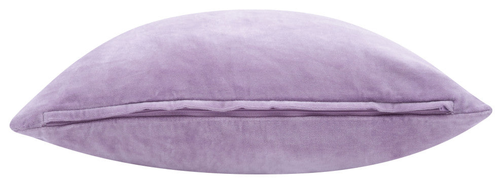 Stacy Garcia Lilac Velvet Handmade Throw Pillow