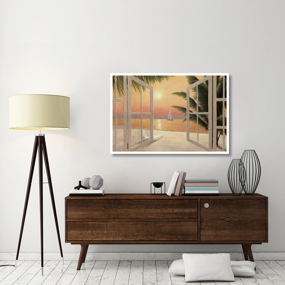"Beach Windows" Digital Paper Print by Diane Romanello, 50"x34"