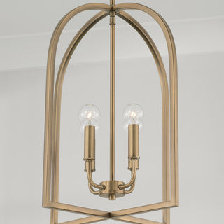 Capital Lighting 548841 Lawson 4 Light 16"W Multi Light Pendant - Matte Black