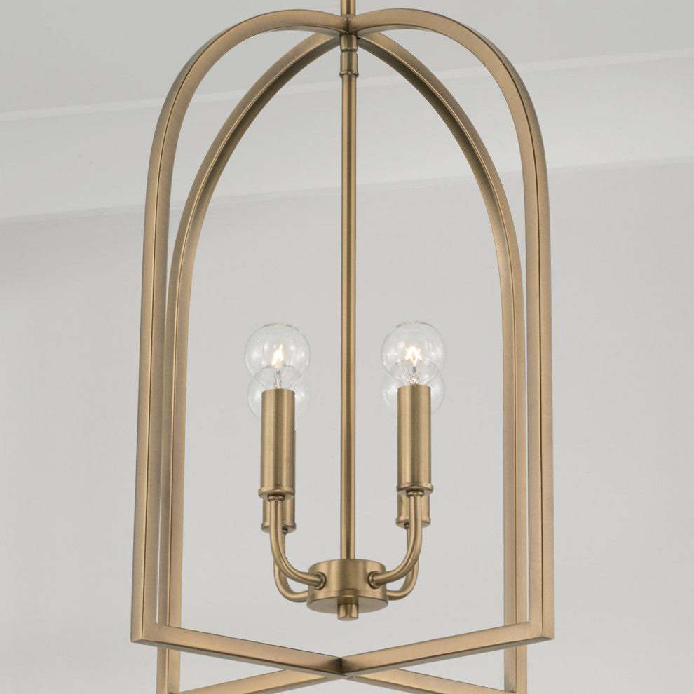 Capital Lighting 548841 Lawson 4 Light 16"W Multi Light Pendant - Matte Black