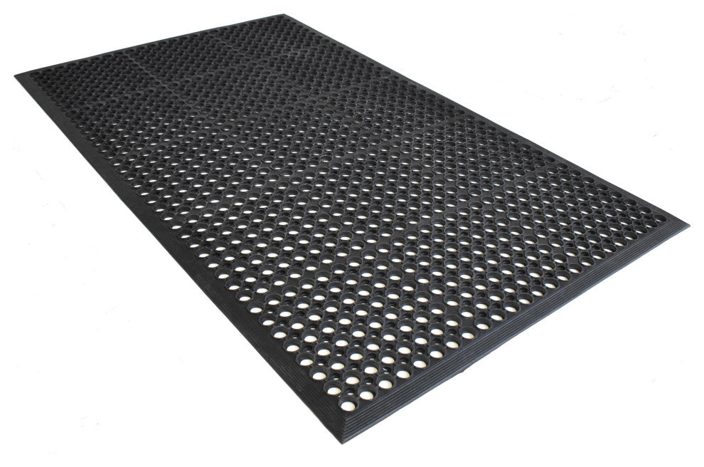 Calloway Mills True Step Open Circle Rubber Doormat, 24"x36"