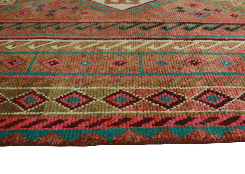 Fine Vintage Distressed Jany Rust Rug