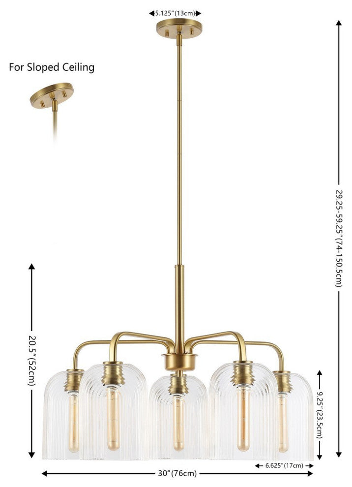 Safavieh Idelle 5Lt 30" Pendant