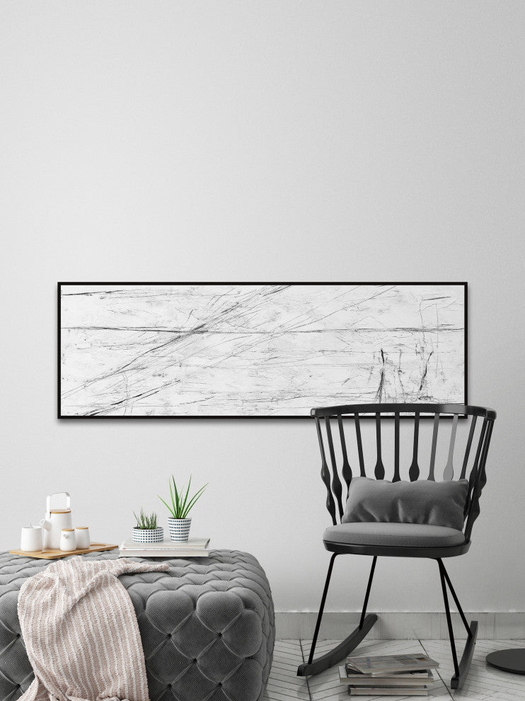 "Early Dawn" Floater Framed Painting Print on Canvas, 45x15