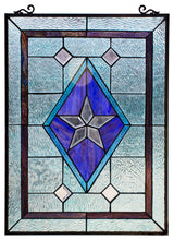 Chloe Lighting Lonestar Tiffany-Style Rectangular Window Panel 24" Height