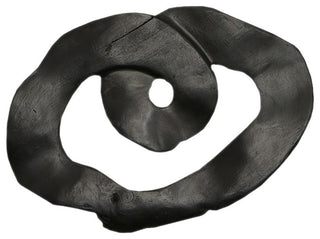 Swirl Wall Tile, Teak Wood, Assorted, Black