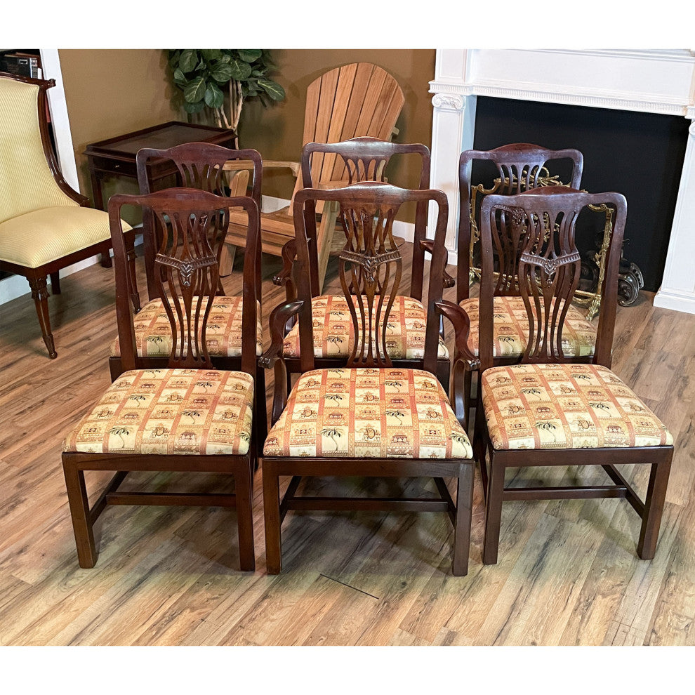 NVIN0369 Henredon Set of 6 Vintage Chairs