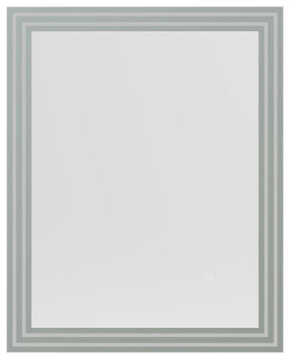 Livorno 24" Rectangle Frameless Modern LED Bathroom Vanity Mirror