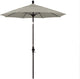 7.5' Bronze Collar Tilt Lift Fiberglass Rib Aluminum Umbrella, Sunbrella, Spectrum Dove