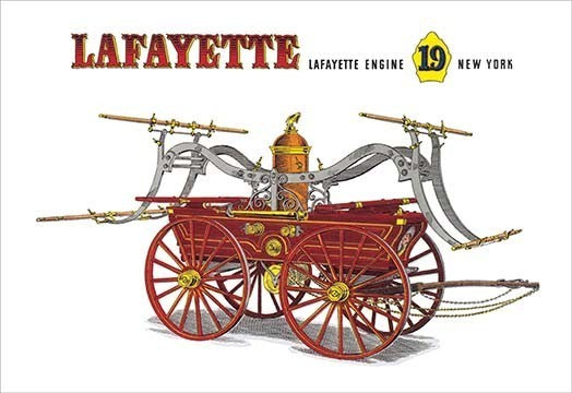 Lafayette: Lafayette Engine 19 New York - Canvas Poster 20" x 30"