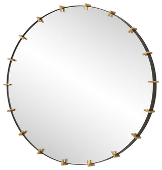Uttermost Pali Industrial Round Mirror