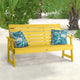 Riverside Garden Bench 5', Sunbeam Yellow