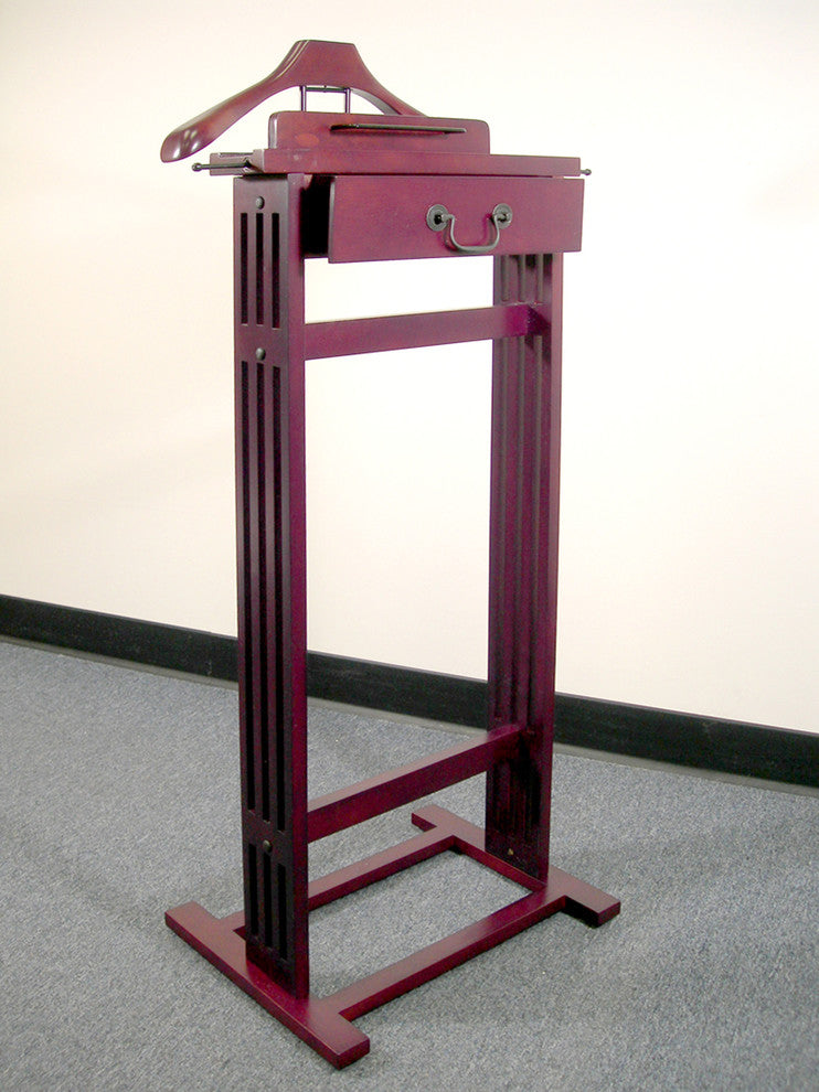 Proman Products Mission Valet, Dark Walnut