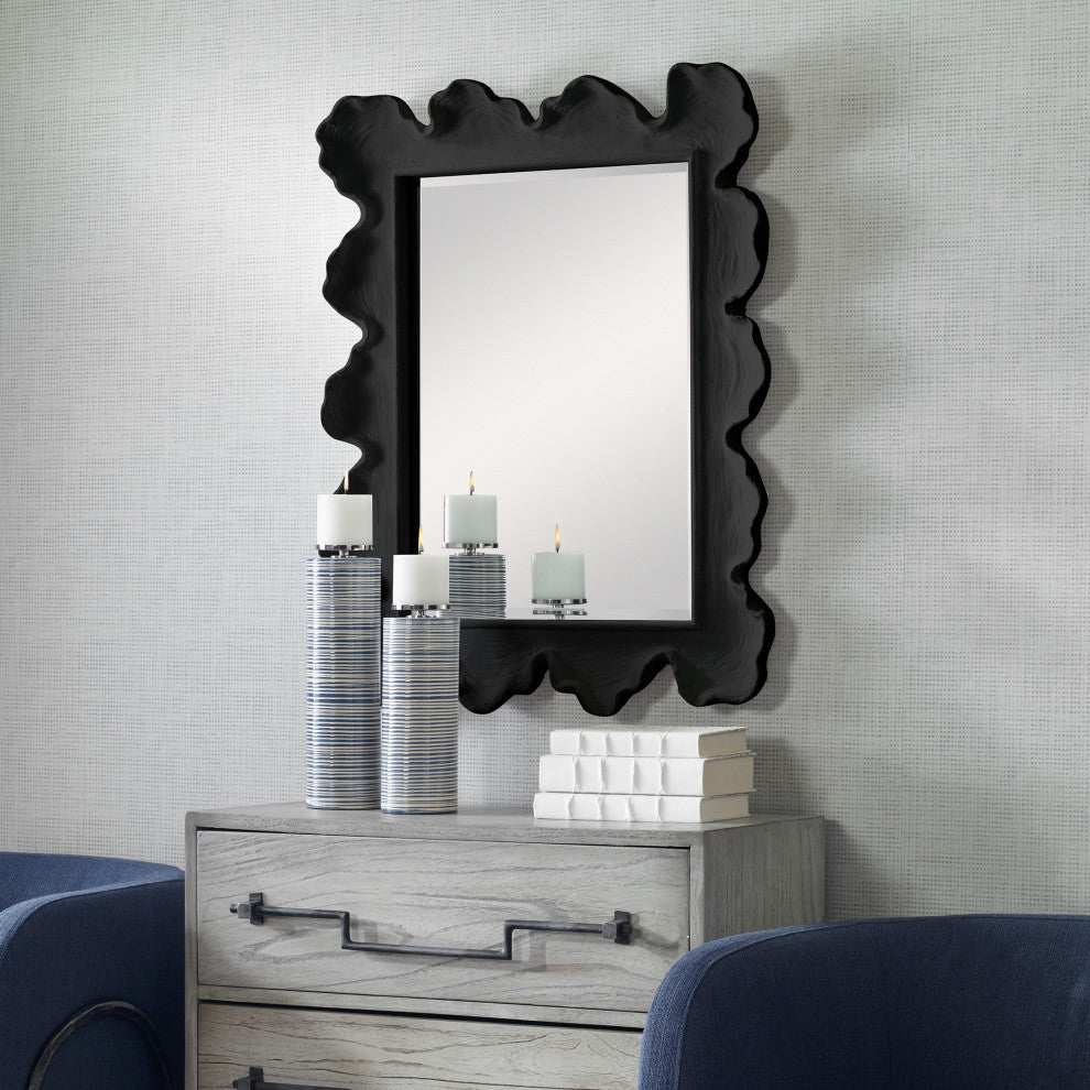 Uttermost 09775 Sea Coral Black Mirror