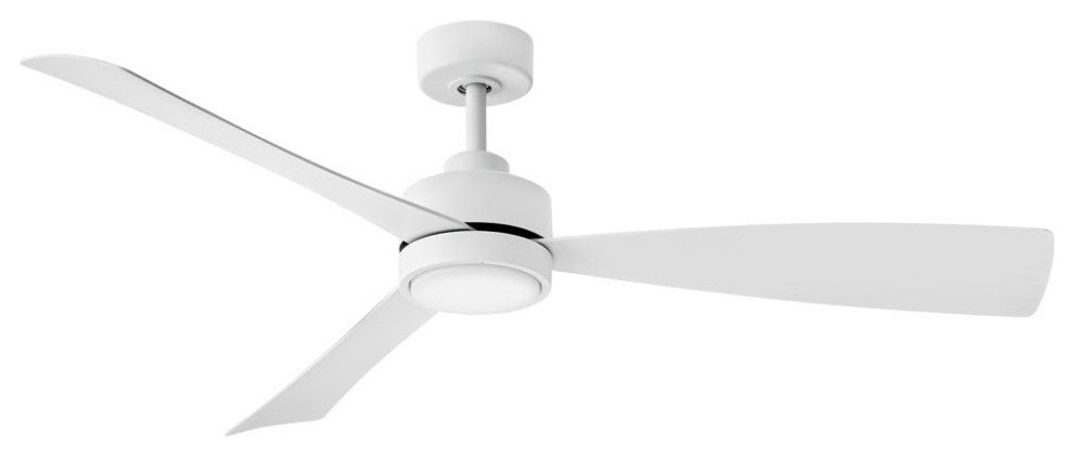 Hinkley Iver 56" Led Fan, Matte White