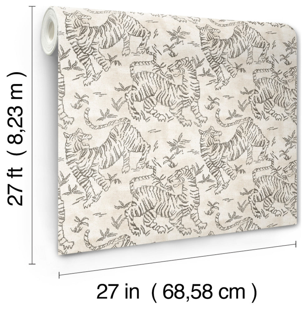 Orly Tigers White Wallpaper